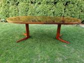 Vintažinis mid century palisandro valgomojo stalas - nuotraukos Nr. 26