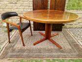 Vintažinis mid century palisandro valgomojo stalas - nuotraukos Nr. 34