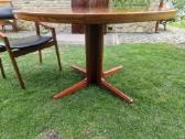 Vintažinis mid century palisandro valgomojo stalas - nuotraukos Nr. 35