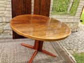 Vintažinis mid century palisandro valgomojo stalas - nuotraukos Nr. 36