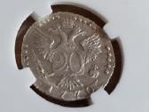 Rusija 20 kapeikų 1770 sidabras