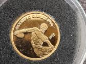 Auksines .999 1/25oz Liberty ir disko metikas