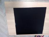 Du staliuku stiklai / stalvirsiai 55x55 juodi