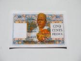 500 franku , Madagaskaras Komorai 1950