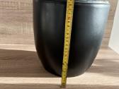 Vazonas 24cm juodas
