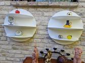 Vintažinės mid century Space Age lentynos - nuotraukos Nr. 13