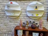 Vintažinės mid century Space Age lentynos - nuotraukos Nr. 25