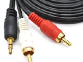3.5 Mm Aux / 2 Rca 1.5 M Ilgio Kabelis