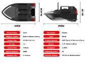 Flytec V020 Žvejybos pašarų gabenimo laivelis GPS - nuotraukos Nr. 9