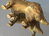 Antikvarinė bronzos statulėlė 1960-1969m. - nuotraukos Nr. 5