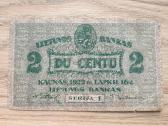 1922 metų 2 centai