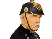 Vok. Prūsijos Juoda & Auksinė Pickelhaube Replika - nuotraukos Nr. 6