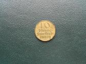 10 pfenigų 1932m laisvasis Dancigo miestas