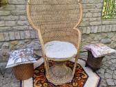 Vintažinis Boho st .pintas krėslas - nuotraukos Nr. 9