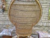 Vintažinis Boho st .pintas krėslas - nuotraukos Nr. 10