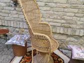 Vintažinis Boho st .pintas krėslas - nuotraukos Nr. 13