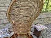 Vintažinis Boho st .pintas krėslas - nuotraukos Nr. 14