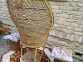 Vintažinis Boho st .pintas krėslas - nuotraukos Nr. 15