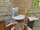 Vintažinis Boho st .pintas krėslas - nuotraukos Nr. 19