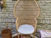 Vintažinis Boho st .pintas krėslas - nuotraukos Nr. 21