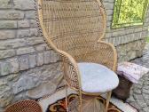 Vintažinis Boho st .pintas krėslas - nuotraukos Nr. 22