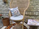 Vintažinis Boho st .pintas krėslas - nuotraukos Nr. 32
