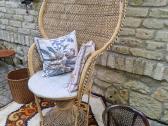 Vintažinis Boho st .pintas krėslas - nuotraukos Nr. 34