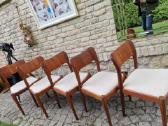 Vintažinės mid century tikmedžio kėdės - nuotraukos Nr. 2