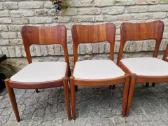 Vintažinės mid century tikmedžio kėdės - nuotraukos Nr. 5