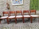 Vintažinės mid century tikmedžio kėdės - nuotraukos Nr. 9