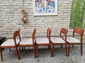 Vintažinės mid century tikmedžio kėdės - nuotraukos Nr. 19