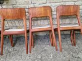 Vintažinės mid century tikmedžio kėdės - nuotraukos Nr. 28
