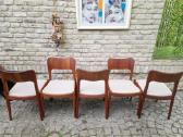 Vintažinės mid century tikmedžio kėdės - nuotraukos Nr. 33