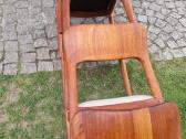 Vintažinės mid century tikmedžio kėdės - nuotraukos Nr. 34