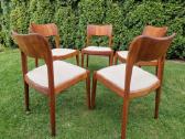 Vintažinės mid century tikmedžio kėdės - nuotraukos Nr. 36