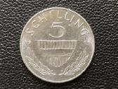 (396) 5 šilingai 1960m. Austrija sidabras 640