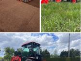 Žemės frezavimas. Žolės pjovimas. Šakų smulkinimas