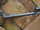Senovinį 23 cm(!) raktą – tikrą interjero perliuką - nuotraukos Nr. 5