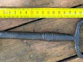 Senovinį 23 cm(!) raktą – tikrą interjero perliuką - nuotraukos Nr. 8