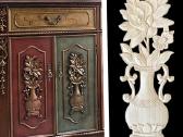 Medinės drožinėtos apdailos detalės,furnitura - nuotraukos Nr. 5