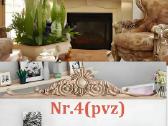 Medinės drožinėtos apdailos detalės,furnitura - nuotraukos Nr. 10