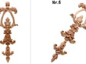 Medinės drožinėtos apdailos detalės,furnitura - nuotraukos Nr. 12