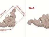 Medinės drožinėtos apdailos detalės,furnitura - nuotraukos Nr. 17