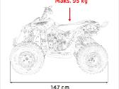 Benzininis keturratis Renegade Hiperfect 125cc - nuotraukos Nr. 3