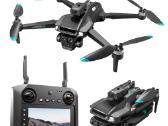 Dronas M2max su dviejomis kameromis, LCD ir WiFi