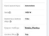 Automatinis kavos aparatas - nuotraukos Nr. 6