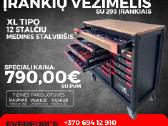Įrankių Vežimėlis –12 Stalčių Su 11 Pilnais 293vnt