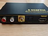 Splitter audio converter Hdmi Toslink+coaxial+r/l