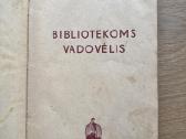 Bibliotekoms vadovėlis 1937 m