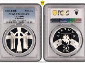2000m. 50 Litu -Tukstantmetis- Pcgs Pr66dcam-
